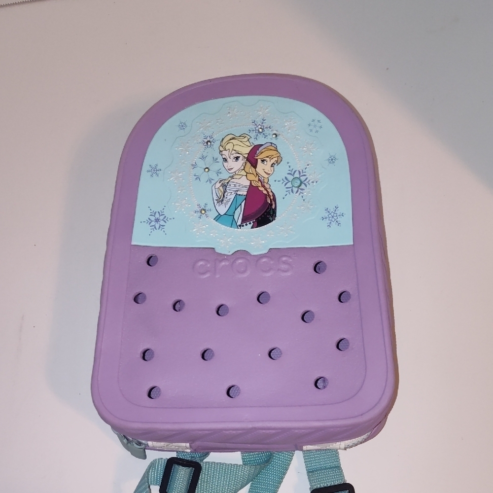 CROCS Lilac Backpack with Frozen Design